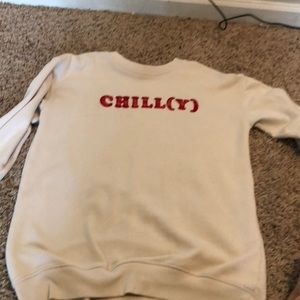 cream sweatshirt